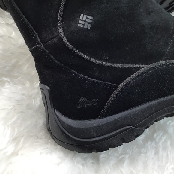 COLUMBIA TERAVAL BLACK WATERPROOF BOOTS 9.5 - Picture 8 of 9